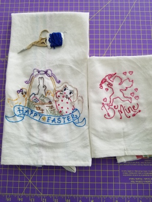 embroidery towels holiday